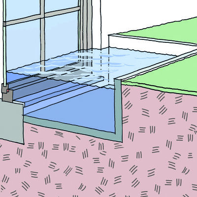 Wasserdichtes Fenster