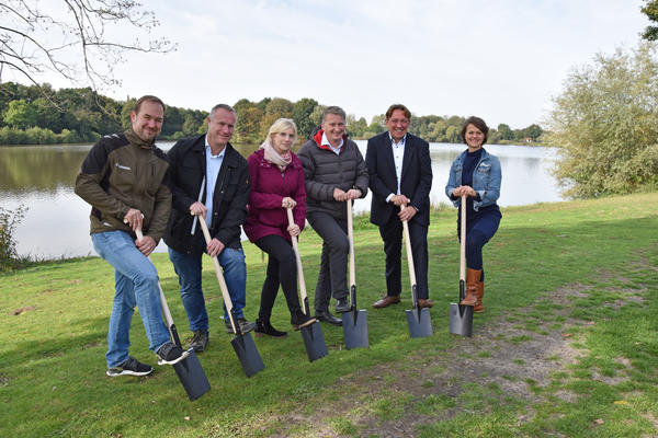 Arbeiten zur Umgestaltung des Aasee-Umfeldes angelaufen