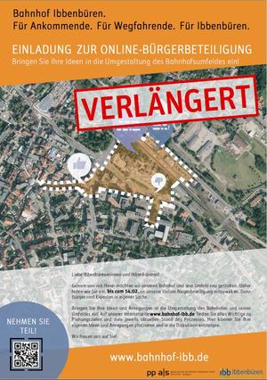 Online-B&uuml;rgerbeteiligung zur Umgestaltung des Bahnhofs geht in die Verl&auml;ngerung
