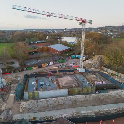 Sportbad Ibbenb&uuml;ren (Baustelle, November 2025)