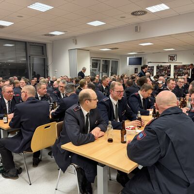 Impressionen von der Jahreshauptversammlung der Feuerwehr Ibbenb&uuml;ren. (Foto: Stadt Ibbenb&uuml;ren / Christina H&uuml;sken)