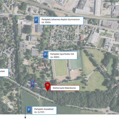 20260529 - Parkplatz an der Ledder Stra&szlig;e nur eingeschr&auml;nkt nutzbar