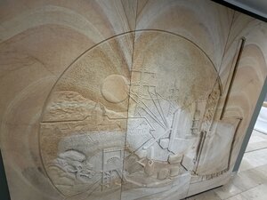 20260807 - Sandstein-Relief aus dem ehemaligen Kraftwerk findet neuen Platz