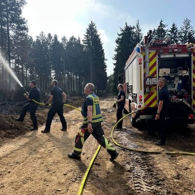 20260817 - Feuerwehren aus dem Kreis Steinfurt unterst&uuml;tzen bei gro&szlig;fl&auml;chigem Waldbrand in der Eifel