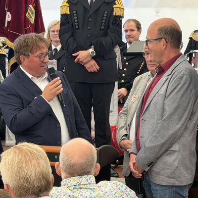 Impressionen vom Fassanstich zur offiziellen Er&ouml;ffnung der Ibbenb&uuml;rener Gro&szlig;kirmes 2026 (Foto: Stadt Ibbenb&uuml;ren / Max Bertemes)